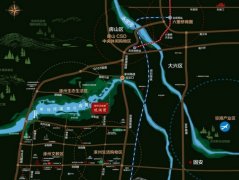 涿州孔雀城悦澜湾交通区位图，